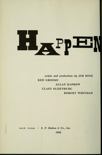 Cover for Happenings