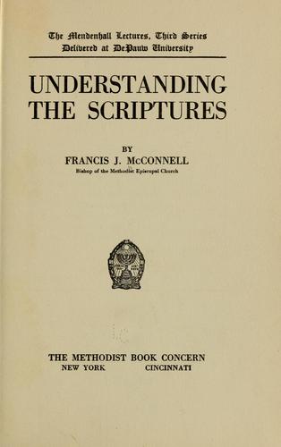 Cover for Understanding the Scriptures