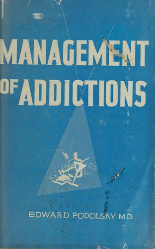 Cover for Management of addictions.