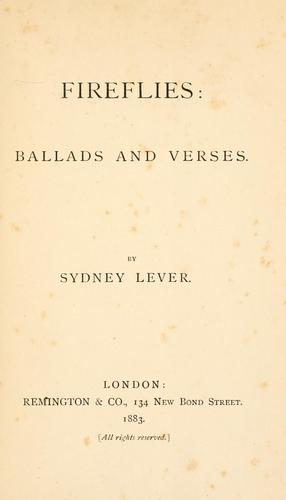 Cover for Fireflies
