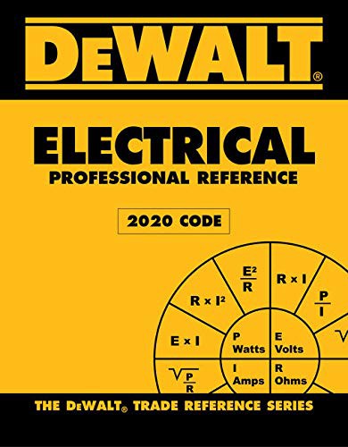 Cover for DEWALT Electrical Professional Reference - 2020 NEC