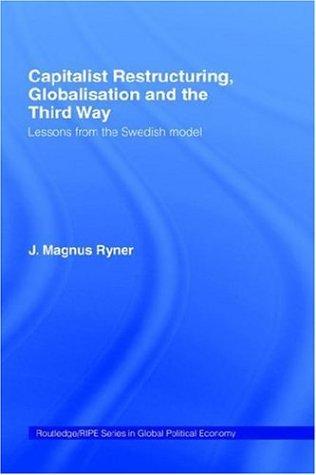 Cover for Capitalist restructuring, globalisation, and the third way