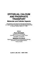 Cover for Epithelial calcium and phosphate transport: Molecular and cellular aspects 