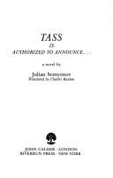 Cover for TASS is authorized to announce--