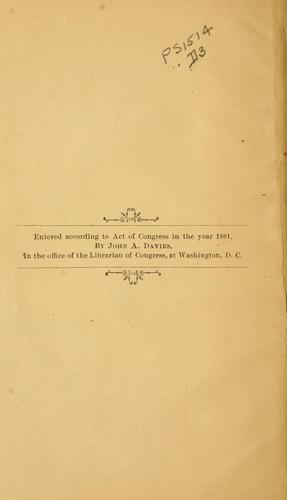Cover for Success, and other poems