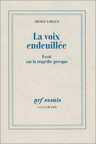 Cover for La voix endeuillée