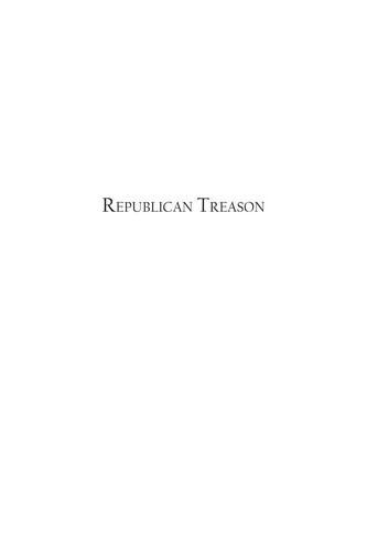 Cover for The Republican treason