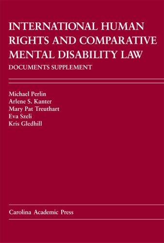 Cover for International Human Rights And Comparative Mental Disability Law Documents Supplement