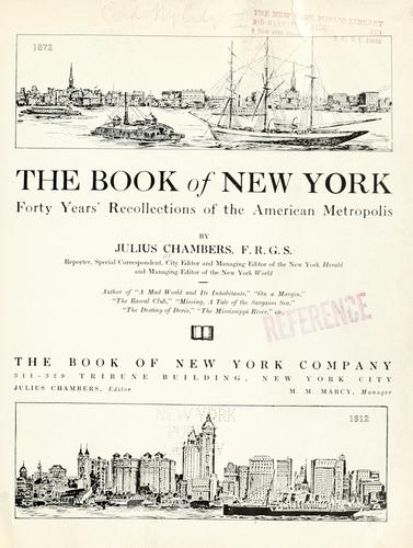Cover for The book of New York