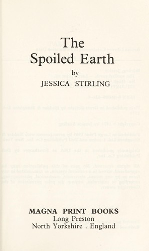 Cover for The spoiledearth