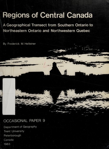Cover for Regions of central Canada