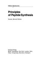 Cover for Principles of peptide synthesis