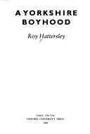 Cover for A Yorkshire boyhood