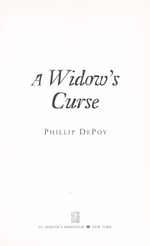 Cover for A widow's curse