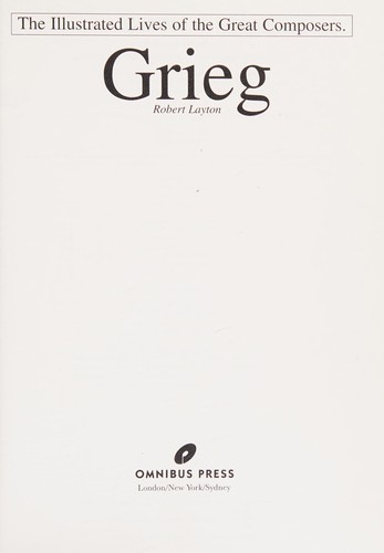 Cover for Grieg