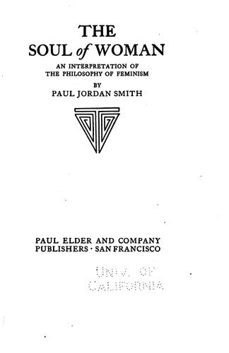 Cover for soul of woman