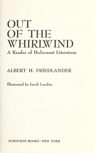 Cover for Out of the whirlwind