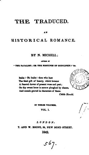 Cover for The traduced