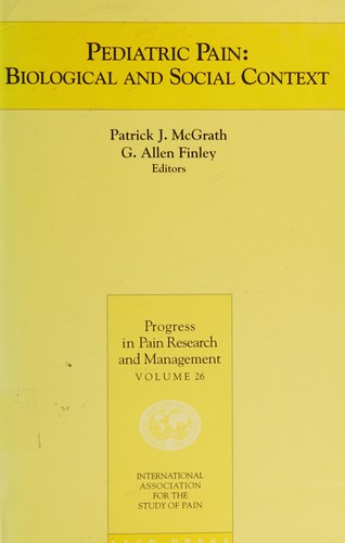 Cover for Pediatric Pain