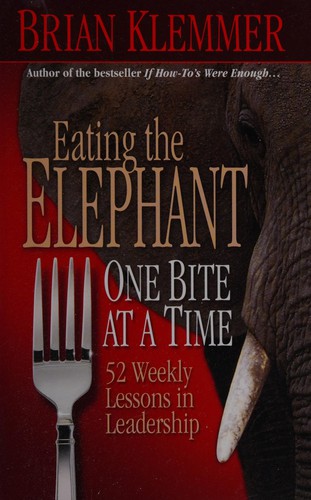 Cover for Eating the elephant one bite at a time