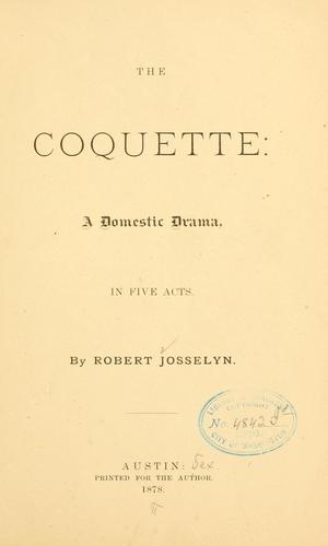 Cover for coquette ...