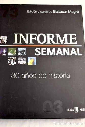 Cover for Informe Semanal (Obras Diversas)