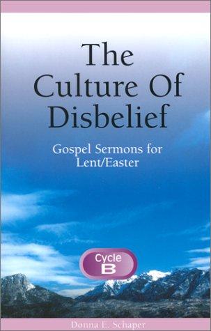 Cover for The culture of disbelief