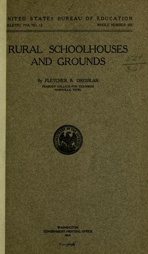 Cover for Rural schoolhouses and grounds