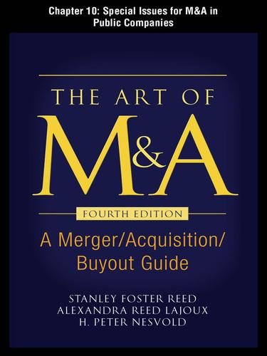 Cover for Special Issues for M&A in Public Companies