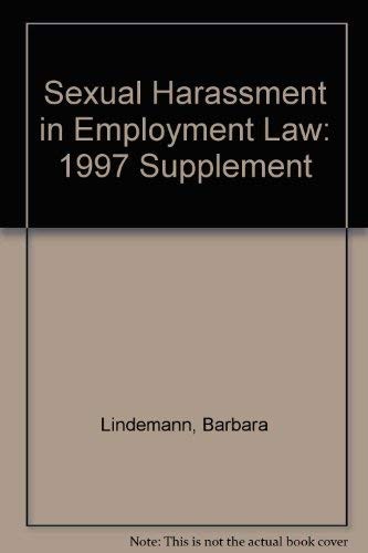 Cover for Sexual Harassment in Employment Law