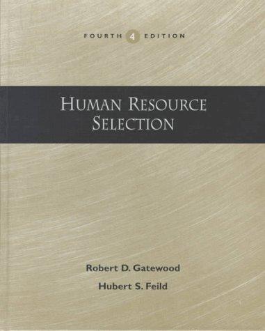 Cover for Human Resource Selection (Dryden Press Series in Management)