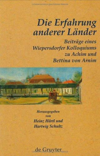 Cover for Die Erfahrung Anderer Lander
