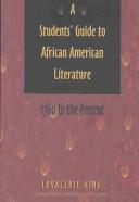 Cover for A student's guide to African American literature, 1760 to the present
