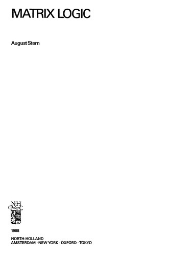 Cover for Matrix logic