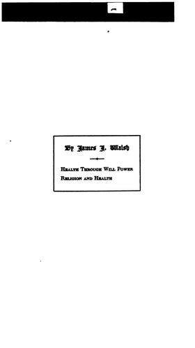 Cover for Religion and health