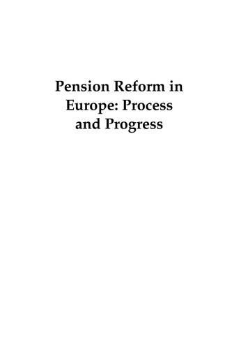 Cover for Pension reform in Europe