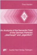 Cover for An analysis of the semantic field of the German particles "überhaupt" and "eigentlich"