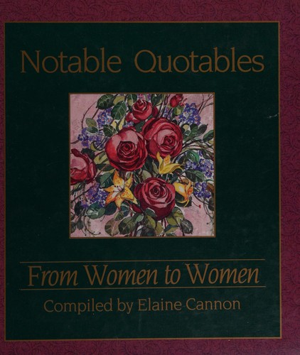 Cover for Notable quotables