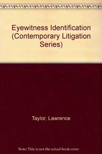 Cover for Eyewitness identification