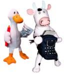 Cover for Click, Clack, Moo and Giggle, Giggle, Quack Finger Puppets