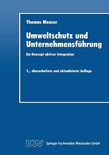 Cover for Umweltschutz und Unternehmensführung