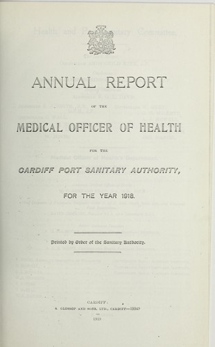 Cover for [Report 1918]