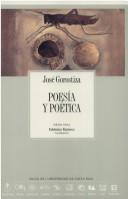 Cover for Poesía y poética