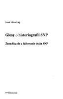 Cover for Glosy o historiografii SNP