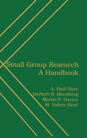Cover for Small Group Research