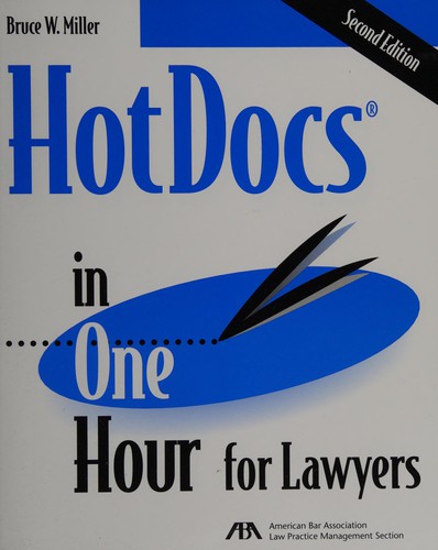Cover for Hotdocs in one hour for lawyers
