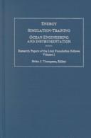 Cover for Energy, Simulation Training, Ocean Engineering: