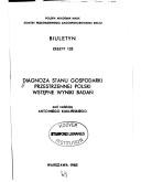 Cover for Diagnoza stanu gospodarki przestrzennej Polski wstępne wyniki badań