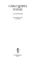 Cover for Poesie