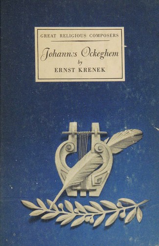 Cover for Johannes Ockeghem - Great Religious Composers